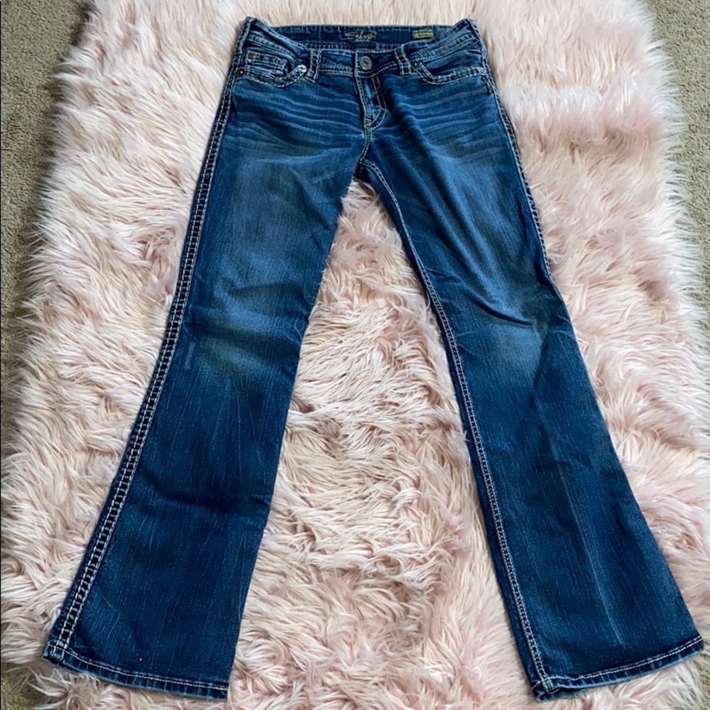 Silver Bootcut Jeans
